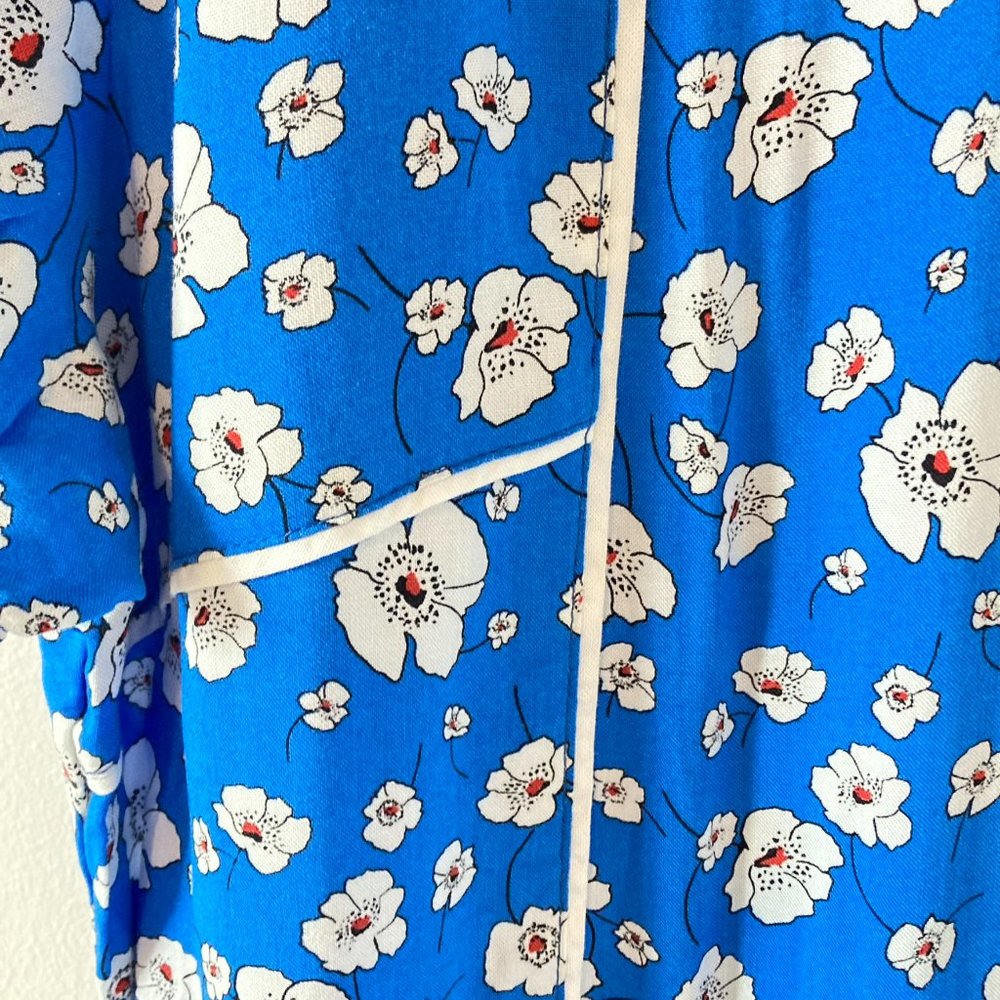 BNWT JOE BROWNS Women's Blue Floral Maxi Dress Size 16 - Picture 4 of 14